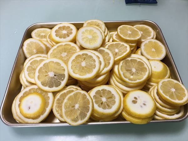 レモンの加工 ６０才からの挑戦