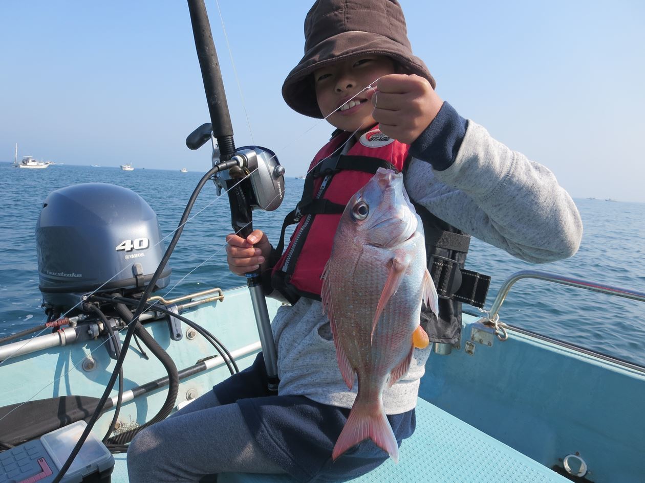 ココちゃんが鯛釣りに挑戦 ６０才からの挑戦